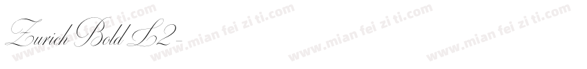 Zurich Bold L2字体转换